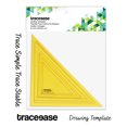 thumbnail image 4 of Traceease 90 Degree Right triangle Quilting Template Stencils Set Of 3, 3"/4"/5" inches DIY Sewing Quilt patchwork templates for Quilting-LG, 4 of 6