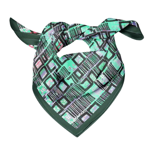 Bimba Womens Rectangular Printed Cotton Voile Scarf Neck Head Wrap-40 x 80 Inches