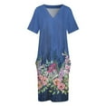 thumbnail image 3 of Le sacre du printemps: un vestido suelto con bordes florales similar al vestido de fiesta de primavera., 3 of 6