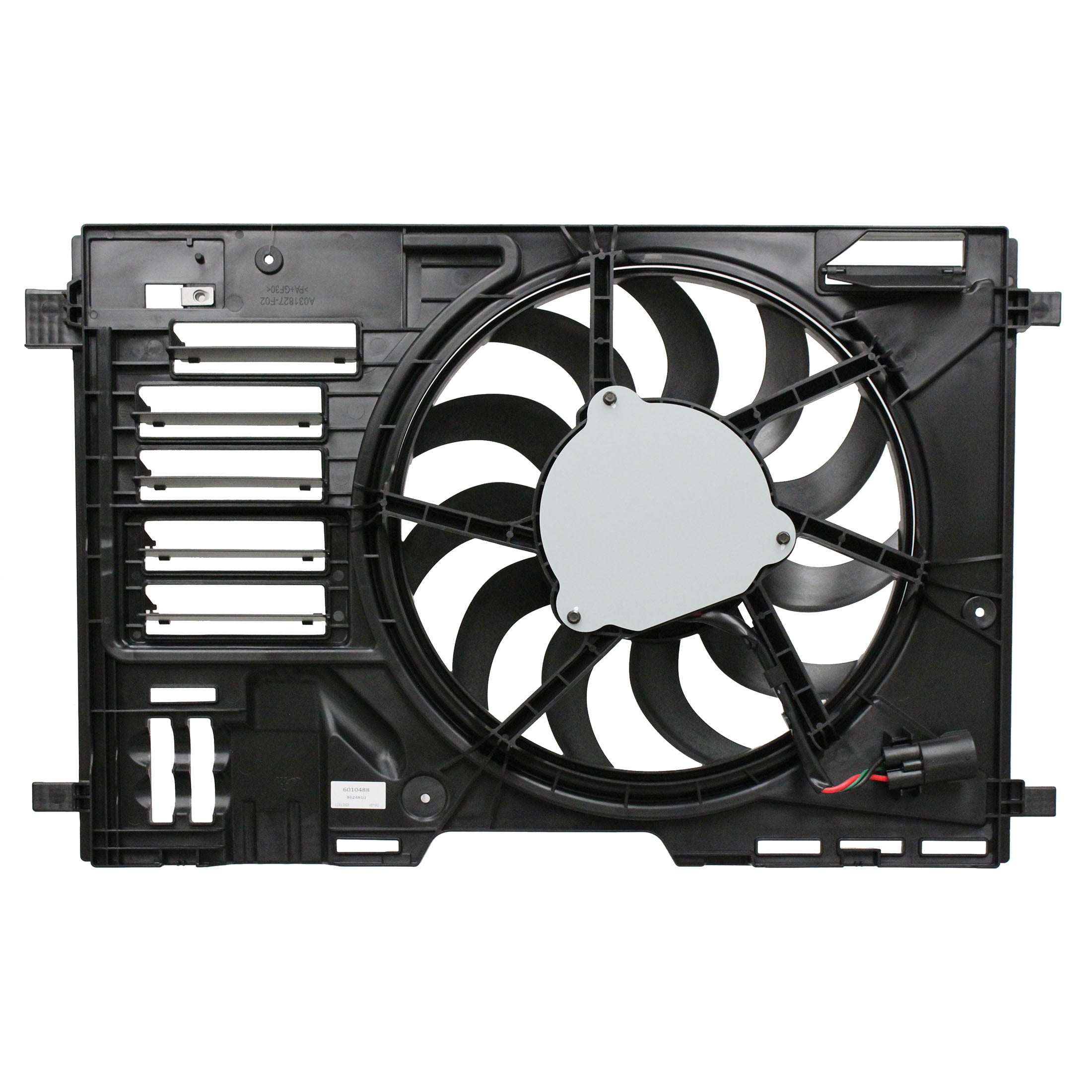 Agility Auto Parts 6010488 Dual Radiator and Condenser Fan Assembly for Ford Specific Models