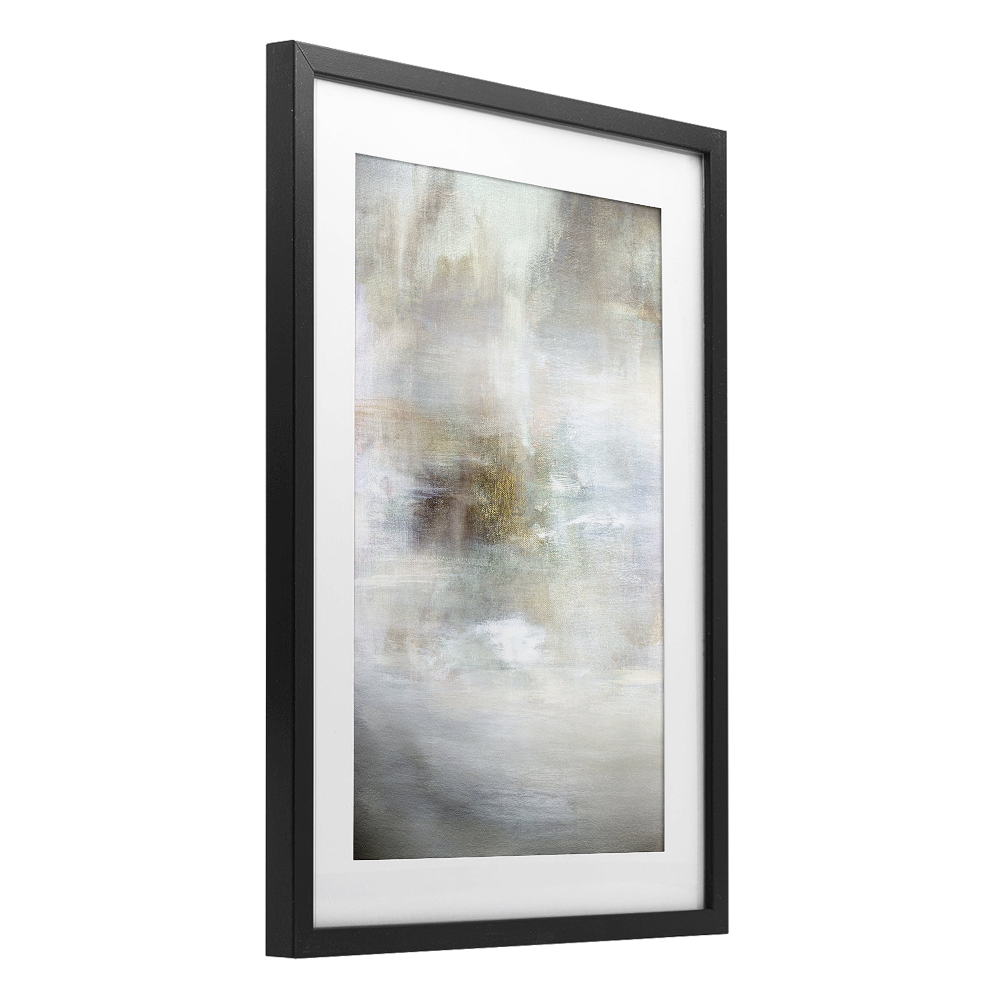 Stupell Industries Soft Haze of Subtle Light Black Framed Print Under Glass, design by Hope Bainbridge