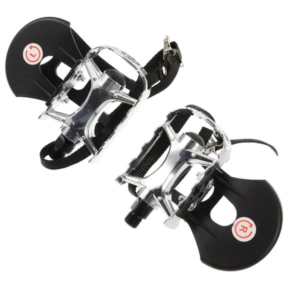 Worgeous  Exercise Bike Pedals Elderly Stationary Toe Cage Workout Fitness