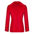 thumbnail image 4 of Lindreshi Shackets for Women 2023 Fall Women Thin Button Long Sleeve Tops Blouse Shirt Spring Models Solid Small Suit Top, 4 of 5