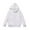White, variant on Coerni Kids Boys Girls Classic Pocket Hoodie Child Casual Solid Color Long Sleeve Hooded Pullover Sweatshirt for Teen Tops