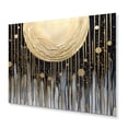 thumbnail image 2 of Designart "Abstractions of the Golden Sun I" Abstract Landscape Metal Art Living Room, 2 of 5