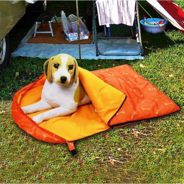 Ultralight Chihuahua Sleeping Bag Lick Mat For Dogs Glacial Blue