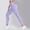 Purple, variant on SEMPAI Leggings for Women Solid Color Buttery Soft Belly Control Tights Gym Running Sports Workout Yoga Pants