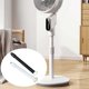 thumbnail image 4 of Flexible Adjustable Height Pedestal Fan Stand Pipe Support Column Rod Holder Fit for Living Room Bedroom Home Office Use White, 4 of 5