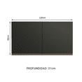 thumbnail image 4 of Alacena Madesa Reims 120 cm 2 Puertas Negro, 4 of 7