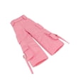 thumbnail image 1 of Pantalones cargo a escala 1:12, accesorio de disfraz para muñecas de 6 pulgadas y figuras de acción femeninas. Rosa, 1 of 9