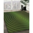 thumbnail image 3 of Ahgly Company Machine Washable Indoor Round Transitional Dark Forest Green Area Rugs, 3' Round, 3 of 7