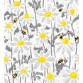 thumbnail image 3 of Ambesonne Flowers Duvet Cover Set, Daisy Leaf Spring Time, 2-Calking, Yellow White, 3 of 7