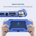 thumbnail image 6 of XIHAMA Switch Lite Case Protective Case for Nintendo Switch Lite, Case Compatible with Nintendo Switch Lite Hand Grip Case with Detachable TPU+Built-in PC Screen Protector & 2 x Thumb Grip Caps, 6 of 8