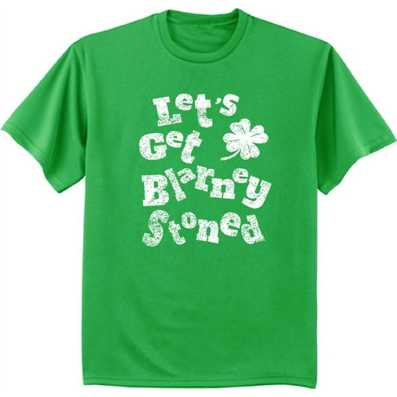 St Patricks Day Clothes Mens Funny T-shirt Green Graphic Tees