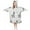 Grey Cute Donkeys Pattern, variant on Wearable Blanket with Sleeves and Pocket Oversized Hooded Sweatshirt 3-14 YR Grey Cute Donkeys Pattern L