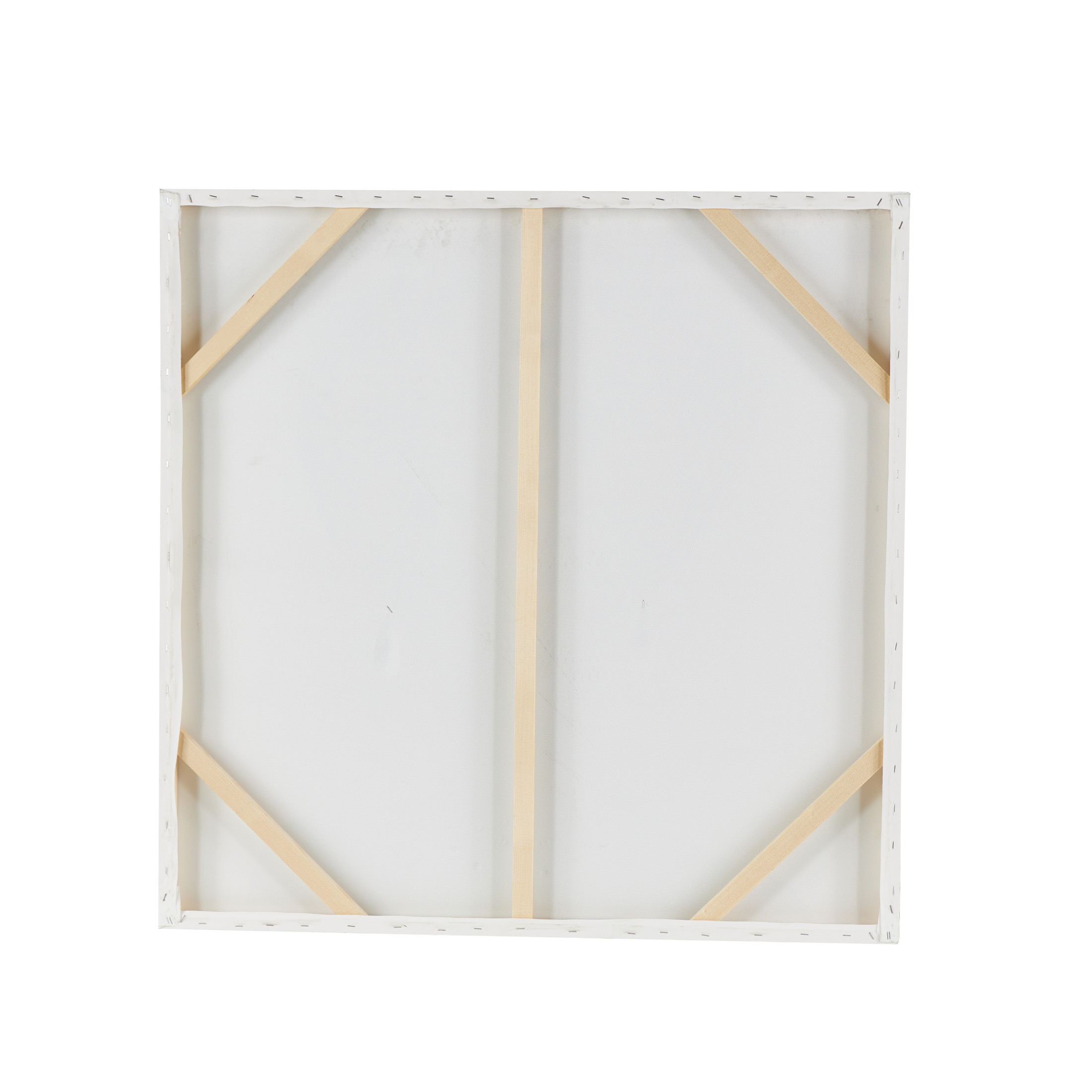 40" x 40" Unframed Woman Wall Art with 3D Fabric Headwear And Gold Jewels, by DecMode