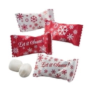 Red Snowflake Buttermints - Edibles - 108 Pieces