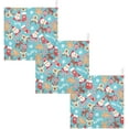 thumbnail image 6 of Coolnut Santa Socks and Candy Canes Baby Muslin Washcloths Face Towel, Christmas Burp Cloths Cotton Wipes 5 PCS Infant Wash Cloth for Newborn Boys Girls 12x12 inches, 6 of 6