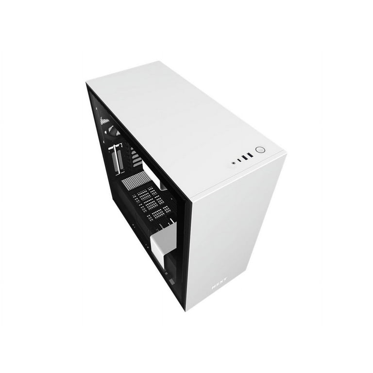 NZXT Case H710 TG Mid-Tower USB Matte White - Walmart.com