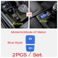 thumbnail image 3 of Para Xc40 2017-2020 Freno de Mano ElectróNico P BotóN de Luz Protector de Lentejuelas Etiqueta Engomada del Coche Azul, 3 of 5