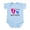 Sky Blue, variant on CafePress - Little Brother Baby Footprint Infant Bodysuit - Baby Light Bodysuit, Size Newborn - 24 Months