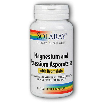Magnesium and Potassium Asporotate Solaray 60 (Best Foods For Magnesium And Potassium)