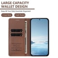 thumbnail image 3 of Leather For Google Pixel 9 / Pixel 9 Pro, RFID Blocking Protection, Playful Cats Embossed Flip Wallet Leather Case With Card Holder Magnetic Closure  Phone Cases Cover,Brown,For Pixel 9 / 9 Pro, 3 of 7