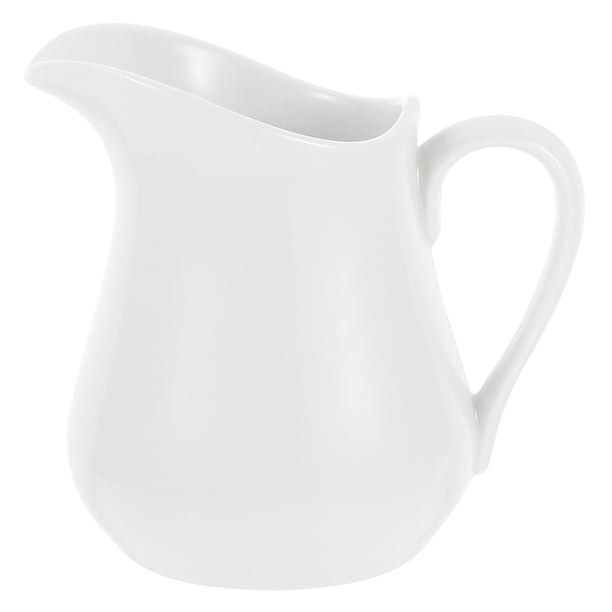 1 taza de leche de cerámica pequeña y portátil, jarra de leche, recipiente para flores.