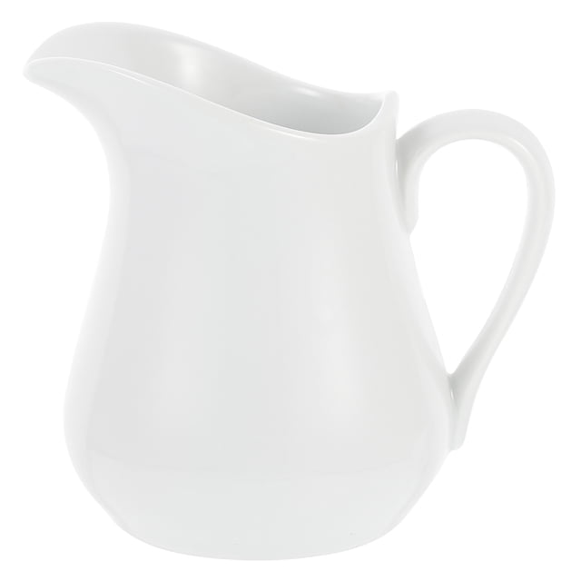 1 Pc Small And Portable Ceramic Milk Cup Milk Jug Pull Flower Cup Container
