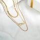 thumbnail image 2 of Juego de 3 Collares JeenMata con Colgante de Símbolo de Infinito en Oro Amarillo, 2 of 5