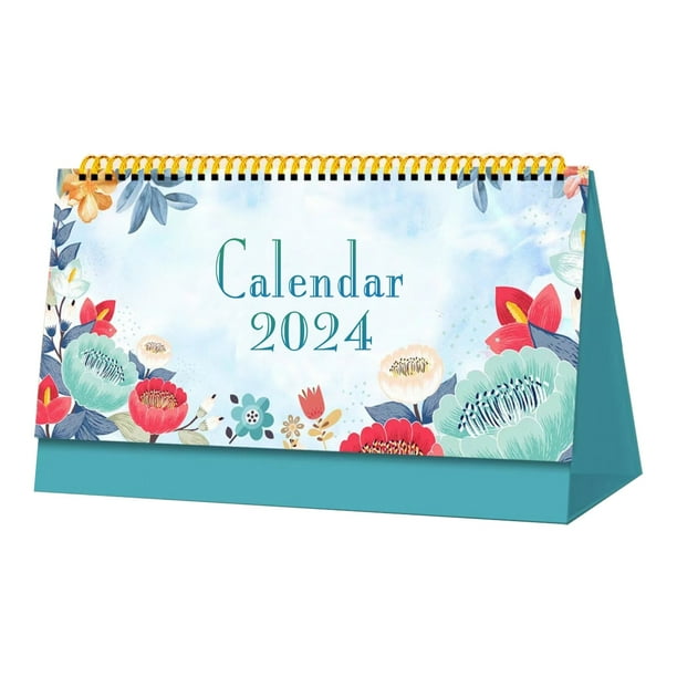 20242025 Standing Flip Desk Calendar, Jan. 2024 to Jun. 2025, 9.8" x 5