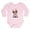 Petal Pink, variant on CafePress - Yorkie Luv Bug Long Sleeve Infant Bodysuit - Long Sleeve Cotton Baby Bodysuit
