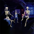 thumbnail image 6 of Life-Size Halloween Skeleton Decoration with Movable Joints - Realistic Hanging Skeleton Prop for Indoor Outdoor Scary Decor, 6 of 8