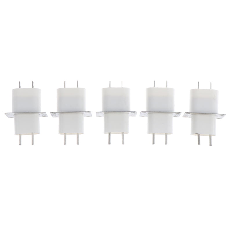 5Pcs Electronic Microwave Oven Magnetron 4 Filament Pin Sockets Converter Home 