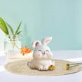 thumbnail image 3 of xinxixnxx Rabbit Statue Miniature Desktop Ornament Animal Sculpture for Bedroom Decor StyleD, 3 of 9
