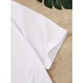 thumbnail image 4 of Camiseta informal de manga corta con estampado de comida deliciosa para niñas, cuello redondo, ideal para actividades al aire libre y actividades deportivas diarias. Diseño alegre | Ajuste cómodo., 4 of 7