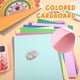 thumbnail image 4 of 60 hojas de cartulina de colores, cartulina multicolor, hojas de origami para manualidades y creación de tarjetas., 4 of 7