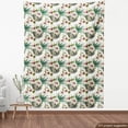 thumbnail image 4 of Vintage Fabric by the Yard, Watercolor Painting Style Blossoms Romantic Jungle Flourish Exotic Plant Leafage, Decorative Upholstery Fabric for Sofas and Home Accents, Multicolor by Ambesonne, 4 of 5