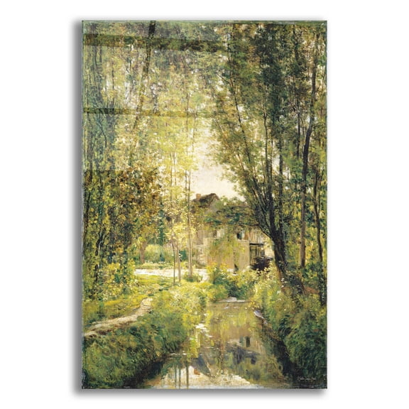 Epic Art 'Sunlit Stream' by Stellar Design Studio, Acrylic Glass Wall Art, 12"x16"