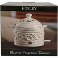 thumbnail image 4 of HOSLEY Cream Ceramic Electric Potpourri Warmer, 5.5 Inch High, Aroma Decor, 4 of 6