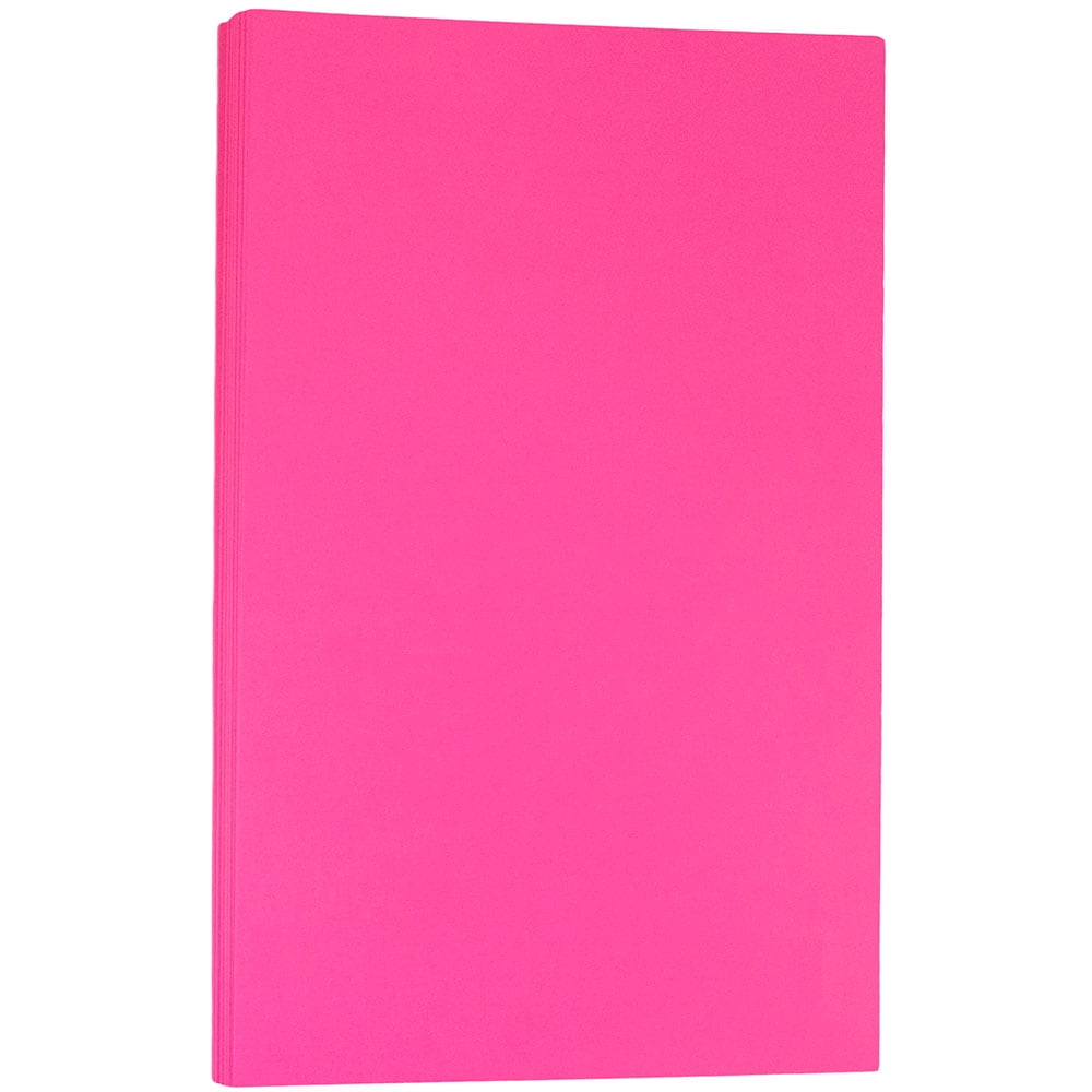 JAM Paper Legal Paper, 8.5 x 14, 32lb, Fuchsia Pink, 500/Pack