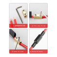 thumbnail image 5 of Conectores de cable BEKMLOD, 10 unidades, 4 AWG, cobre dorado con termorretráctil, 5 of 5