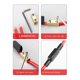 thumbnail image 5 of Conectores de cable BEKMLOD, 10 unidades, 4 AWG, cobre dorado con termorretráctil, 5 of 5