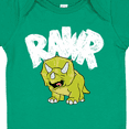 thumbnail image 4 of Inktastic Lil' Green Triceratops Rawr Boys or Girls Baby Bodysuit, 4 of 5