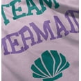 thumbnail image 4 of Team Mermaid Under the Seashell Cute Youth T Shirt Tee Girls Infant Toddler Brisco Brands 3T, 4 of 5