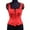 Red, variant on Women's Renaissance Lace-Up Vintage Boned Bustier Corset Tops Trendy Solid Backless Overbust Shapewear Tops on Clearance