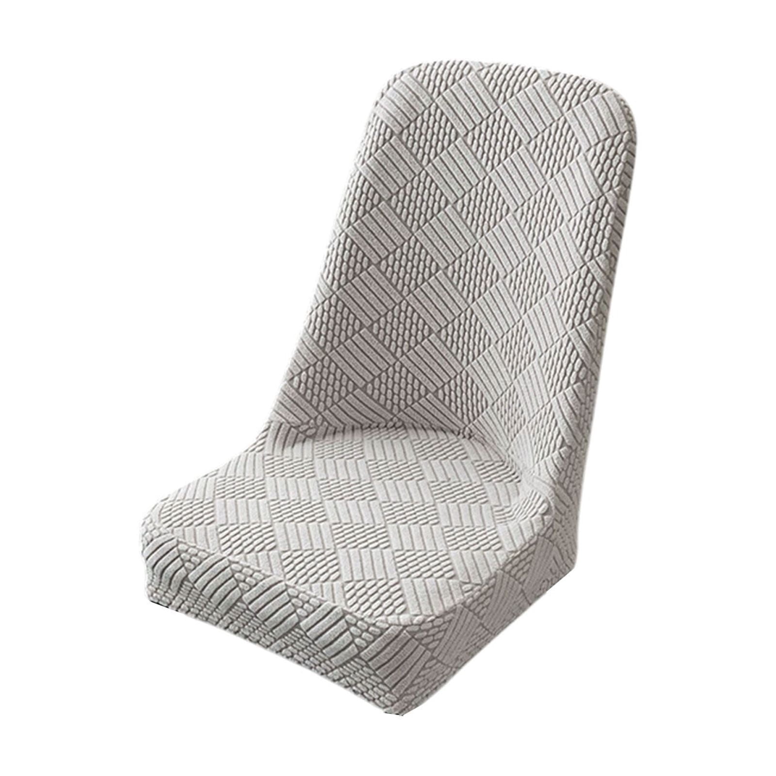 Rkxzt Flock Stools Cover Cover,Universal Half Round Chair Cover Cushion Backrest Elastic Dining Table Chair Cover 40x50cm Flock Fabric,Other
