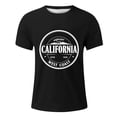 thumbnail image 5 of California Graphic Tees for Men 2026 Summer Casual Short Sleeve Crewneck T Shirts West Coast Streetwear, 5 of 5