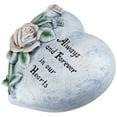 thumbnail image 4 of Always and Forever in Our Hearts Outdoor Memorial Garden Stone - 8", 4 of 5