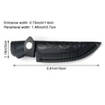 thumbnail image 2 of vlrwzc PU Leather Knife Cover Knife Sheath Chef Knife Guard Portable Camp Outdoor Knife Tool Knives Leather Holder With Snap Closure, 2 of 7